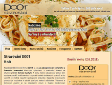 Tablet Screenshot of doot.cz